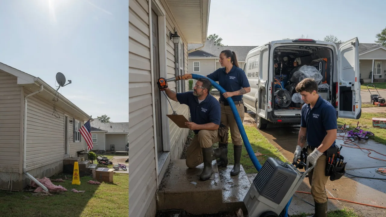 Ceiling Water Damage Restoration in Romance, AR near me
